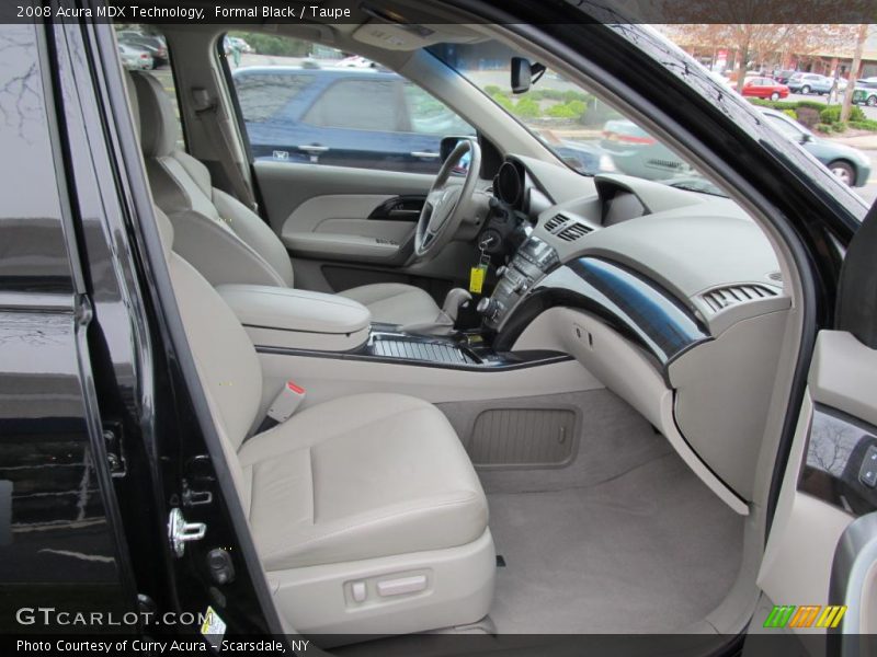 Formal Black / Taupe 2008 Acura MDX Technology