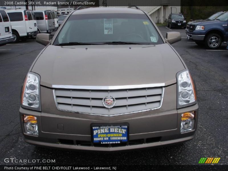 Radiant Bronze / Ebony/Ebony 2008 Cadillac SRX V6