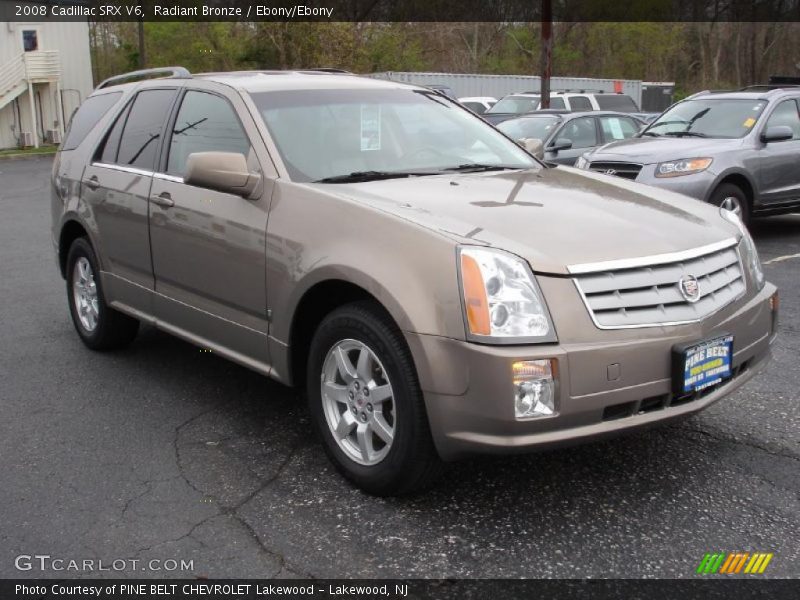 Radiant Bronze / Ebony/Ebony 2008 Cadillac SRX V6