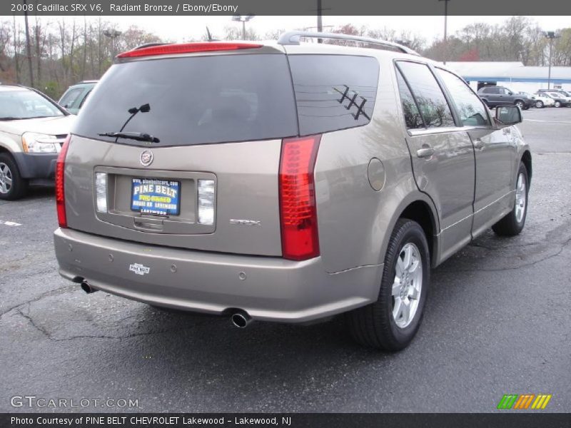 Radiant Bronze / Ebony/Ebony 2008 Cadillac SRX V6