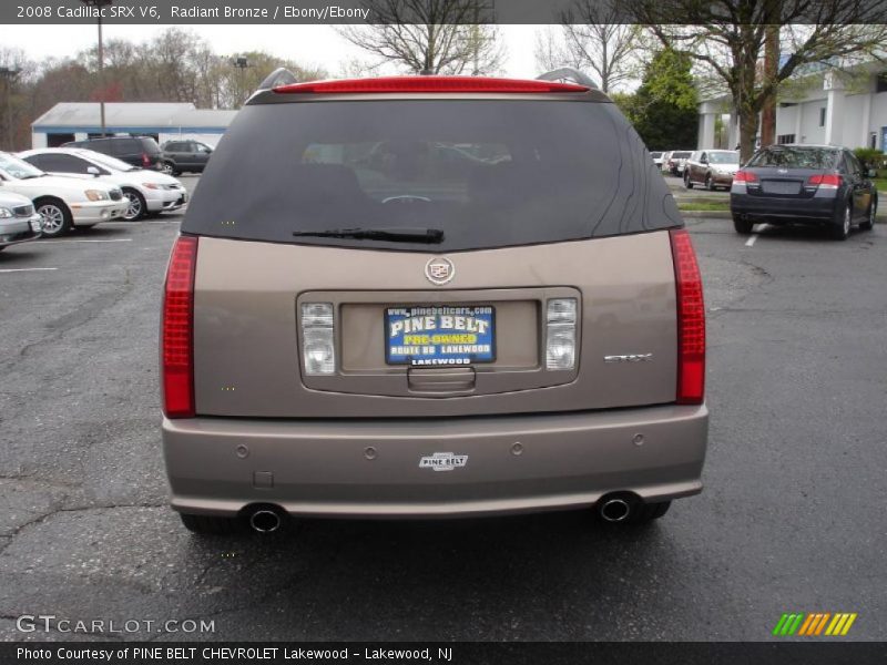 Radiant Bronze / Ebony/Ebony 2008 Cadillac SRX V6