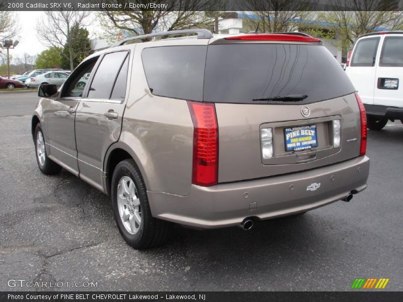 Radiant Bronze / Ebony/Ebony 2008 Cadillac SRX V6