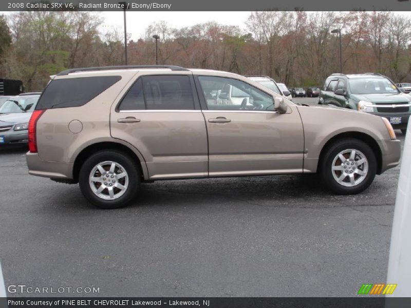 Radiant Bronze / Ebony/Ebony 2008 Cadillac SRX V6