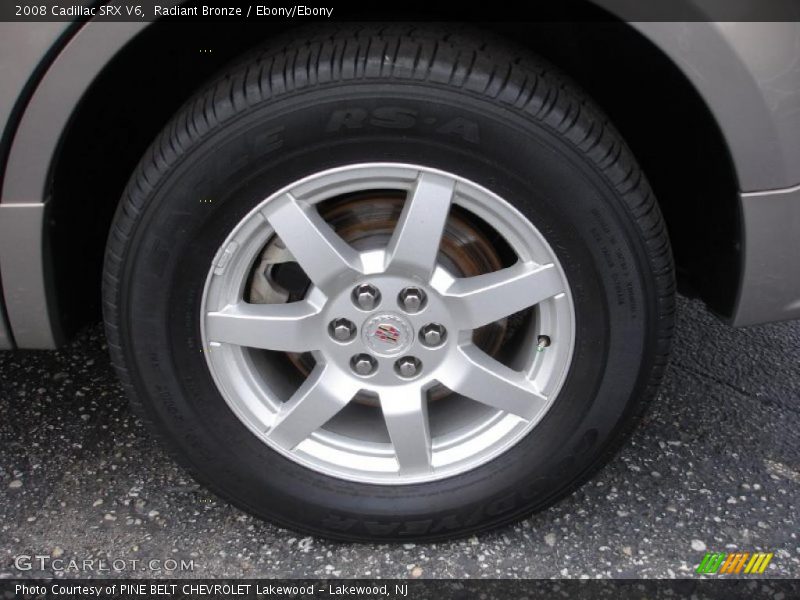 Radiant Bronze / Ebony/Ebony 2008 Cadillac SRX V6