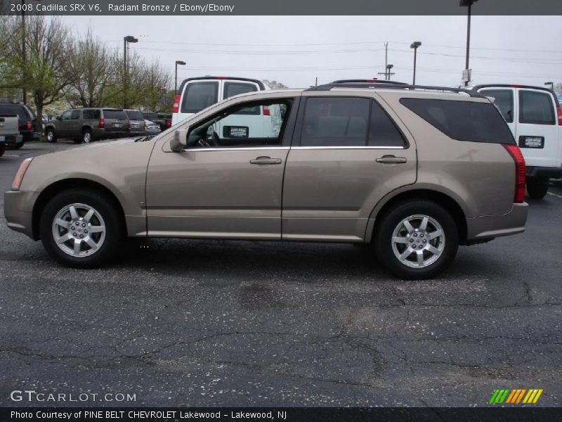 Radiant Bronze / Ebony/Ebony 2008 Cadillac SRX V6