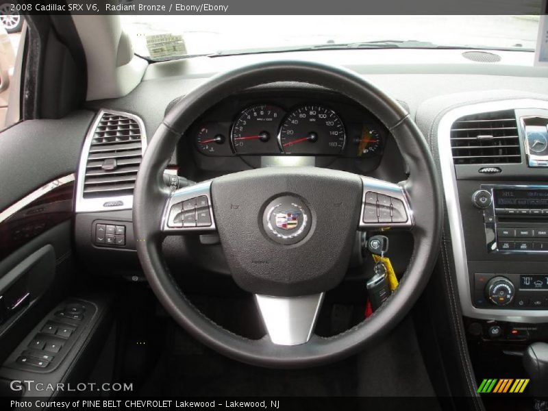 Radiant Bronze / Ebony/Ebony 2008 Cadillac SRX V6