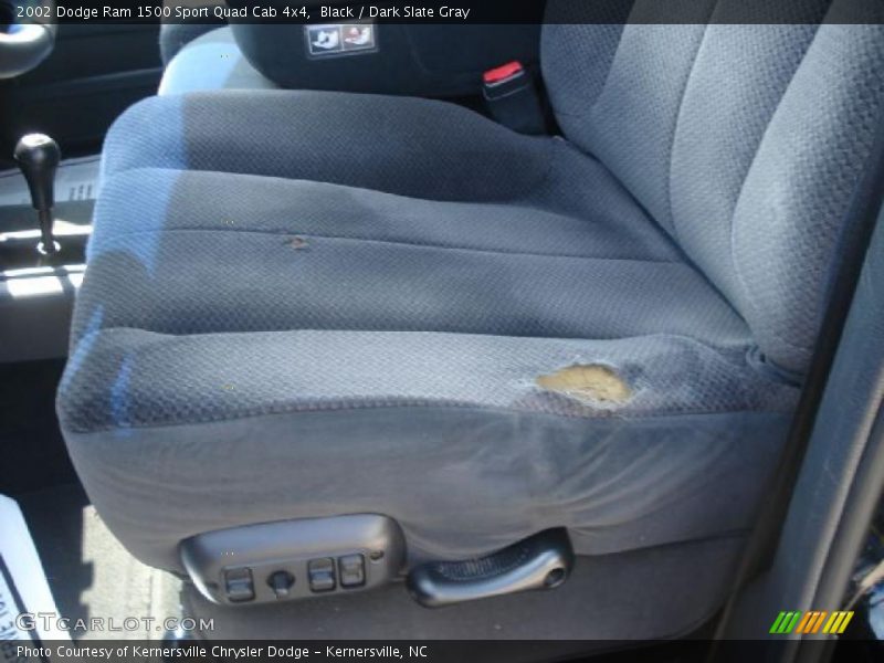 Black / Dark Slate Gray 2002 Dodge Ram 1500 Sport Quad Cab 4x4