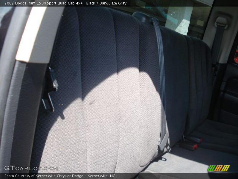 Black / Dark Slate Gray 2002 Dodge Ram 1500 Sport Quad Cab 4x4