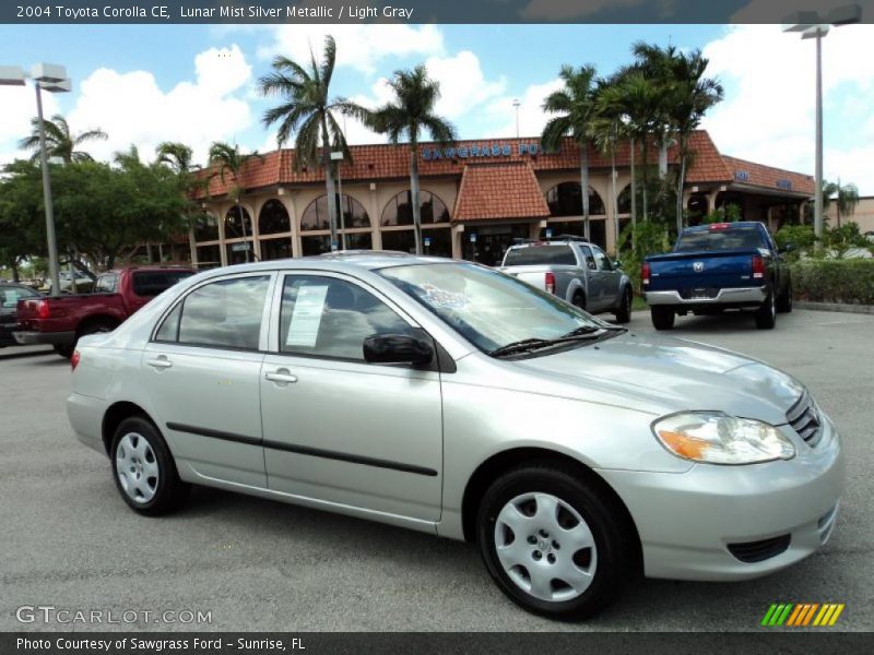 Lunar Mist Silver Metallic / Light Gray 2004 Toyota Corolla CE