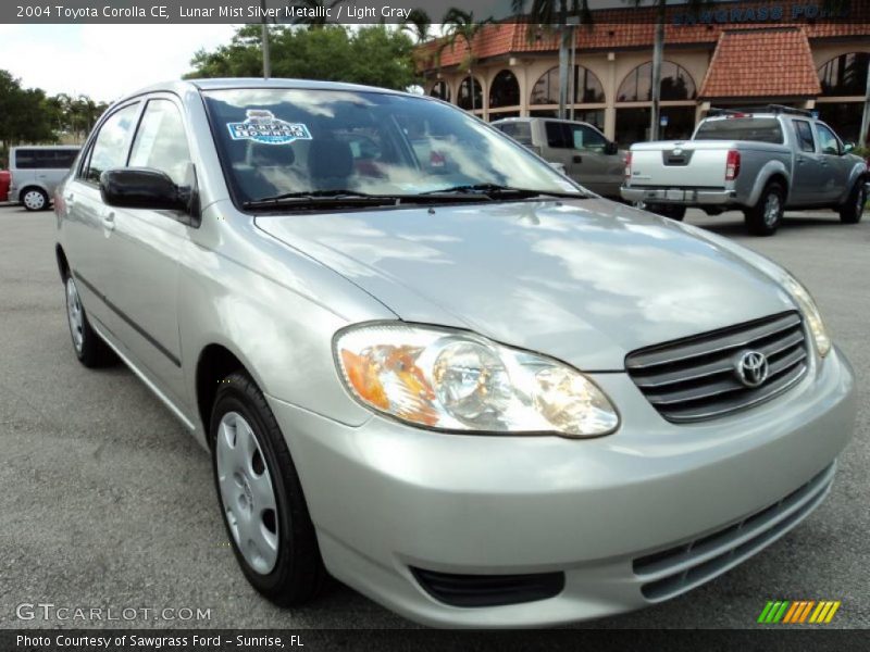 Lunar Mist Silver Metallic / Light Gray 2004 Toyota Corolla CE