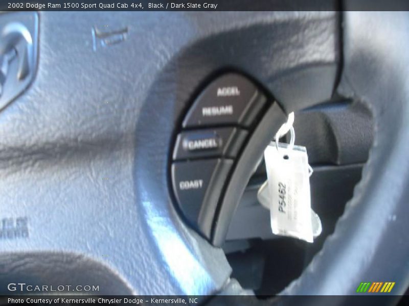 Black / Dark Slate Gray 2002 Dodge Ram 1500 Sport Quad Cab 4x4