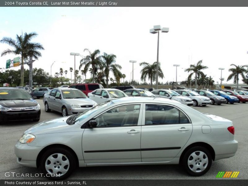 Lunar Mist Silver Metallic / Light Gray 2004 Toyota Corolla CE