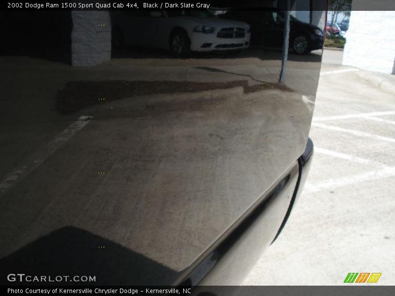 Black / Dark Slate Gray 2002 Dodge Ram 1500 Sport Quad Cab 4x4