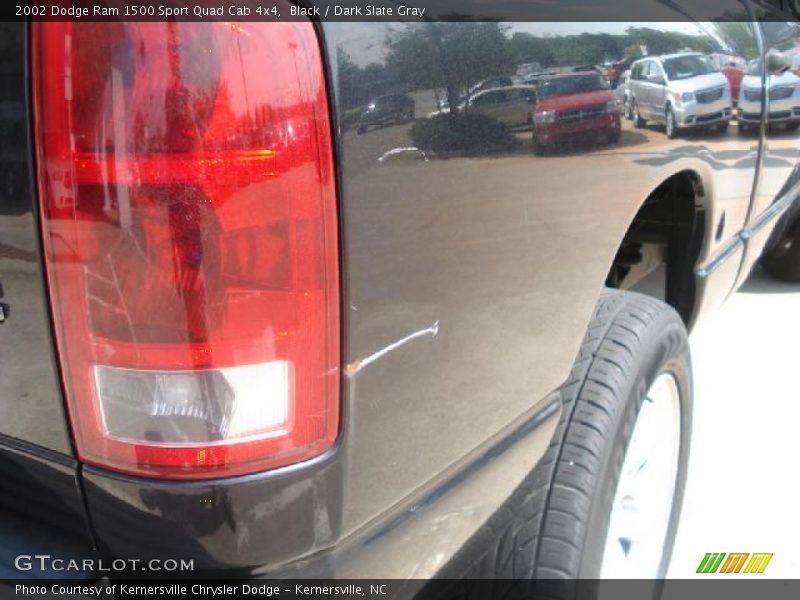Black / Dark Slate Gray 2002 Dodge Ram 1500 Sport Quad Cab 4x4