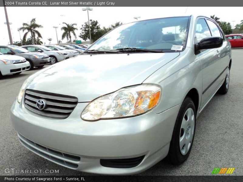 Lunar Mist Silver Metallic / Light Gray 2004 Toyota Corolla CE