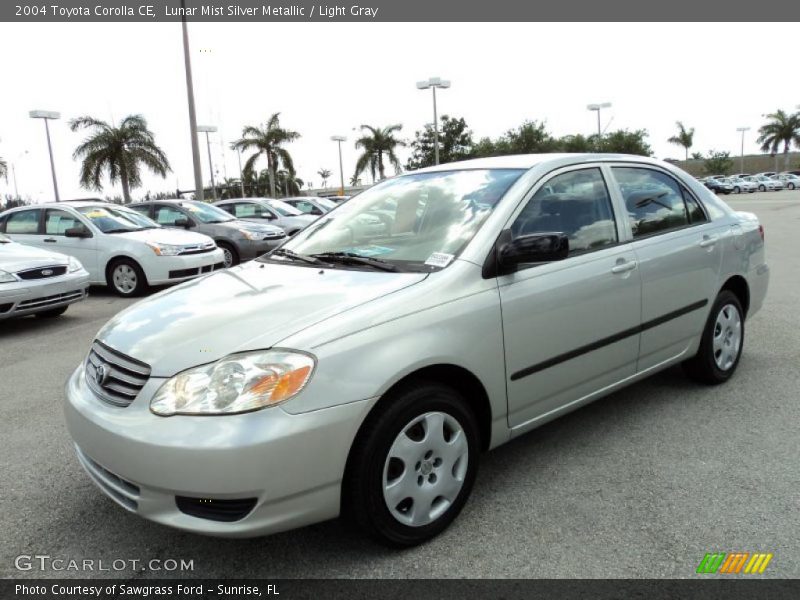 Lunar Mist Silver Metallic / Light Gray 2004 Toyota Corolla CE