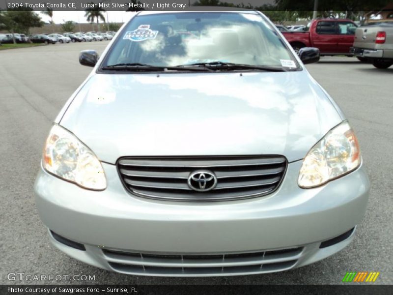 Lunar Mist Silver Metallic / Light Gray 2004 Toyota Corolla CE