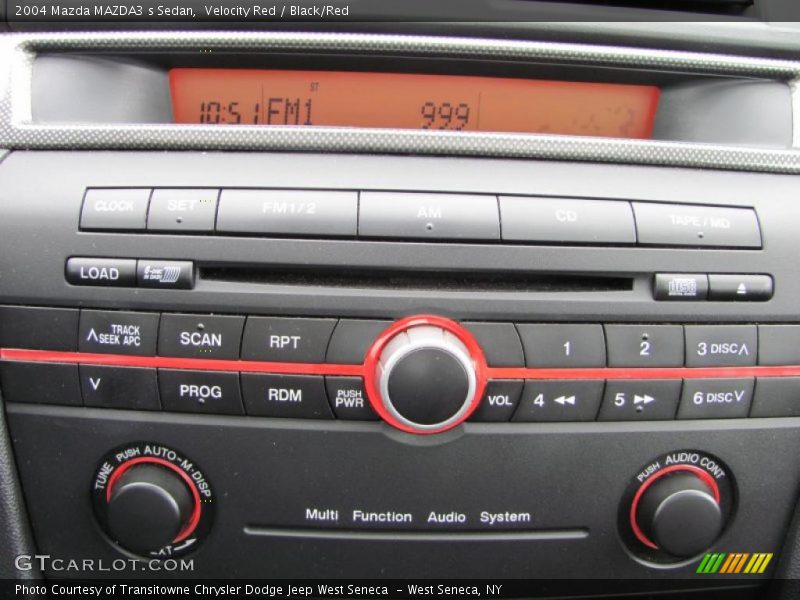 Controls of 2004 MAZDA3 s Sedan