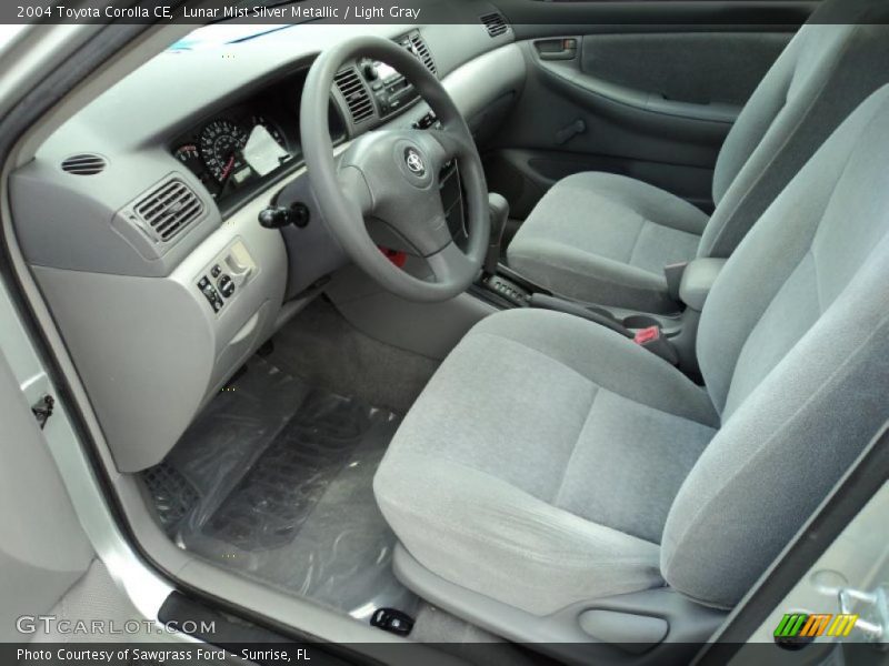 Lunar Mist Silver Metallic / Light Gray 2004 Toyota Corolla CE