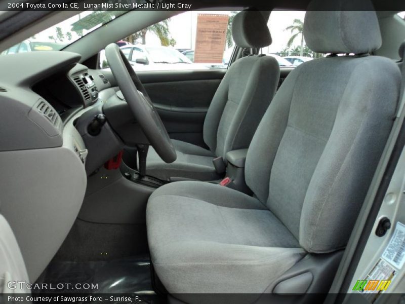 Lunar Mist Silver Metallic / Light Gray 2004 Toyota Corolla CE