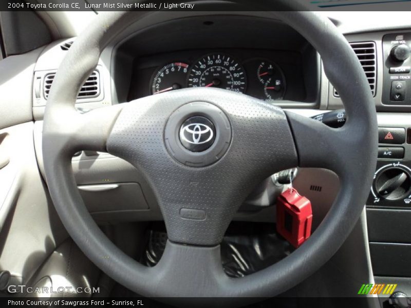 Lunar Mist Silver Metallic / Light Gray 2004 Toyota Corolla CE