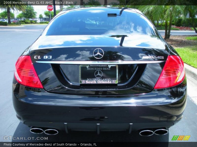 Black / Black 2008 Mercedes-Benz CL 63 AMG