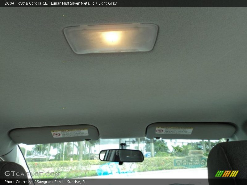Lunar Mist Silver Metallic / Light Gray 2004 Toyota Corolla CE