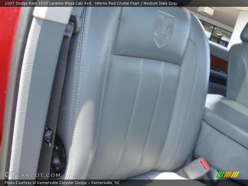 Inferno Red Crystal Pearl / Medium Slate Gray 2007 Dodge Ram 1500 Laramie Mega Cab 4x4