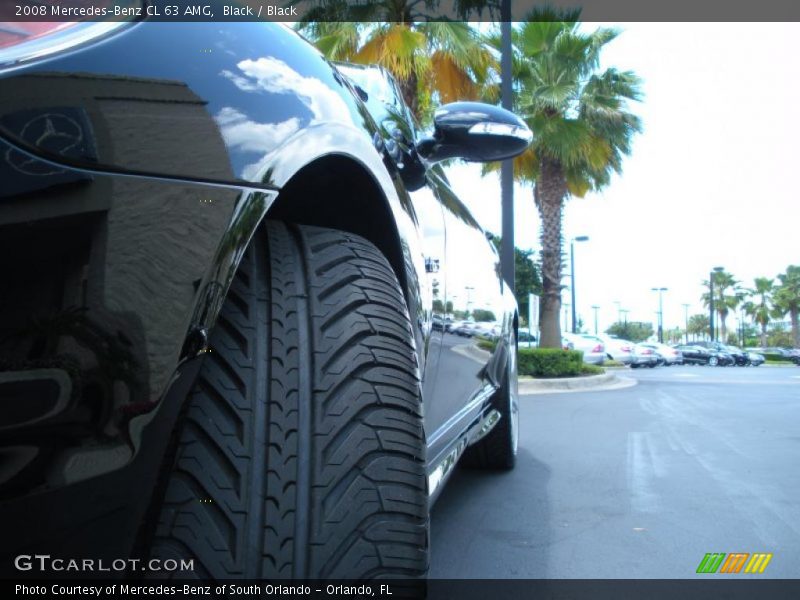 Black / Black 2008 Mercedes-Benz CL 63 AMG