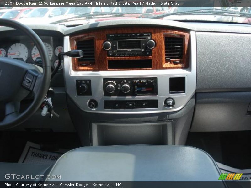 Inferno Red Crystal Pearl / Medium Slate Gray 2007 Dodge Ram 1500 Laramie Mega Cab 4x4