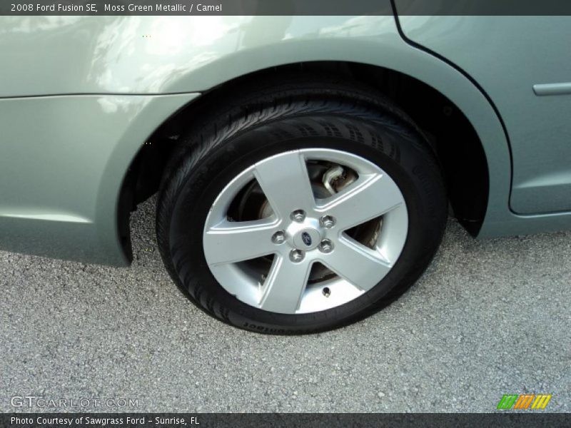 Moss Green Metallic / Camel 2008 Ford Fusion SE