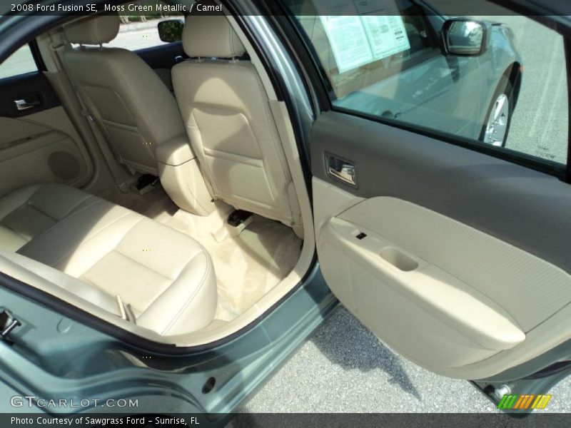 Moss Green Metallic / Camel 2008 Ford Fusion SE