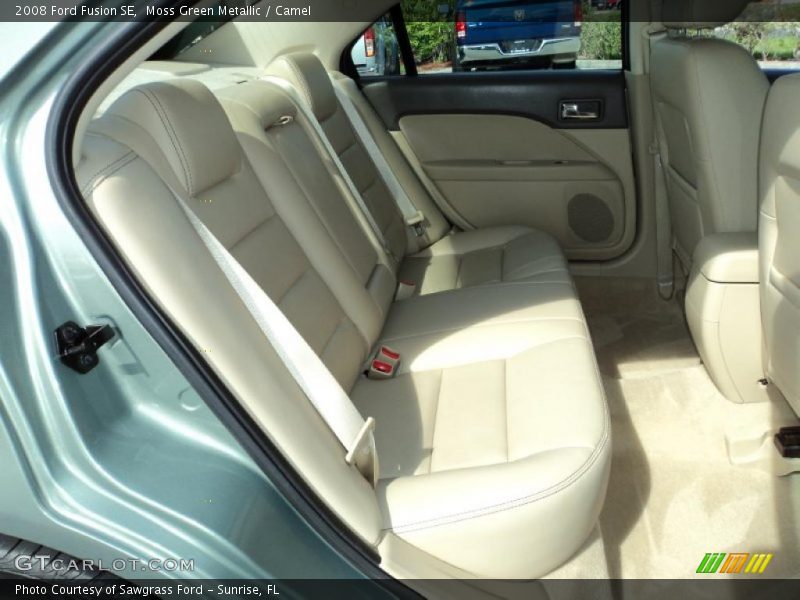 Moss Green Metallic / Camel 2008 Ford Fusion SE