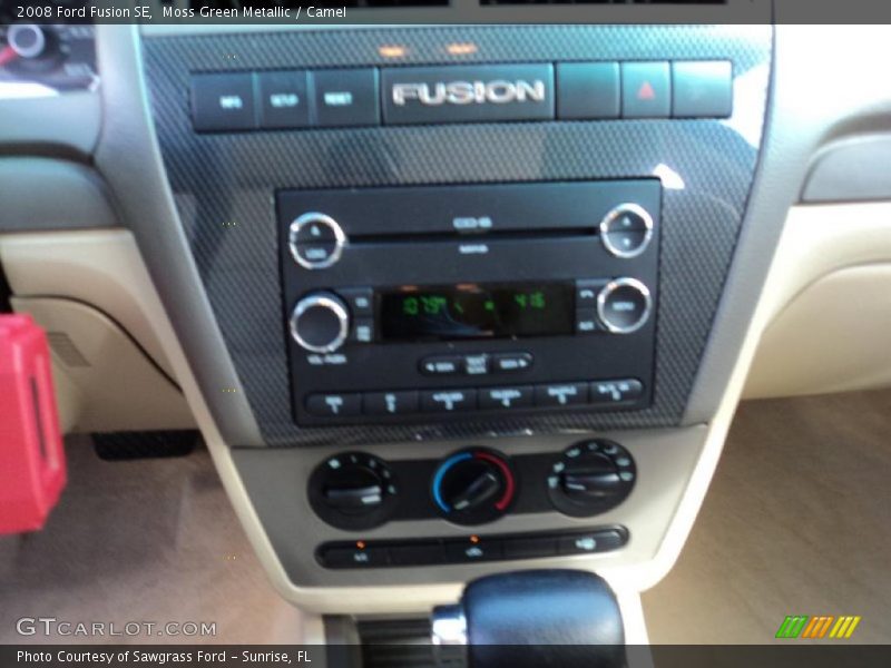 Moss Green Metallic / Camel 2008 Ford Fusion SE