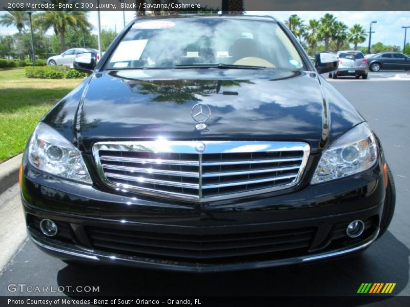Black / Savanna/Cashmere 2008 Mercedes-Benz C 300 Luxury