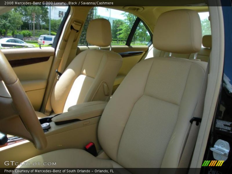 Black / Savanna/Cashmere 2008 Mercedes-Benz C 300 Luxury