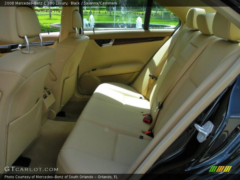 Black / Savanna/Cashmere 2008 Mercedes-Benz C 300 Luxury