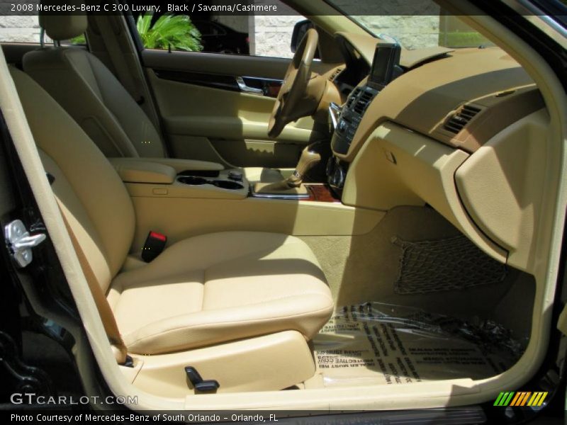 Black / Savanna/Cashmere 2008 Mercedes-Benz C 300 Luxury