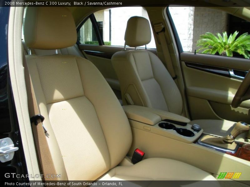 Black / Savanna/Cashmere 2008 Mercedes-Benz C 300 Luxury