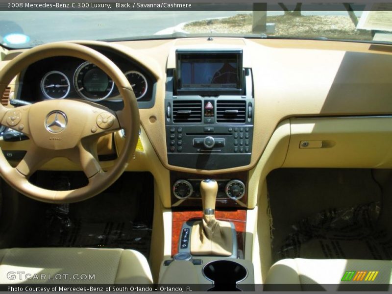 Black / Savanna/Cashmere 2008 Mercedes-Benz C 300 Luxury