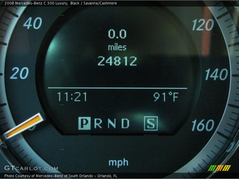 Black / Savanna/Cashmere 2008 Mercedes-Benz C 300 Luxury