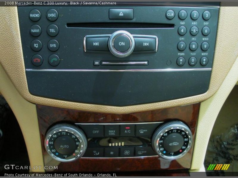 Black / Savanna/Cashmere 2008 Mercedes-Benz C 300 Luxury
