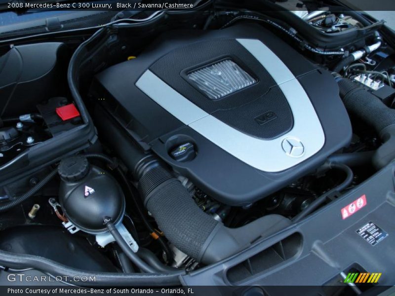 Black / Savanna/Cashmere 2008 Mercedes-Benz C 300 Luxury