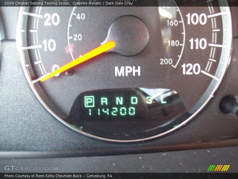 Graphite Metallic / Dark Slate Gray 2004 Chrysler Sebring Touring Sedan