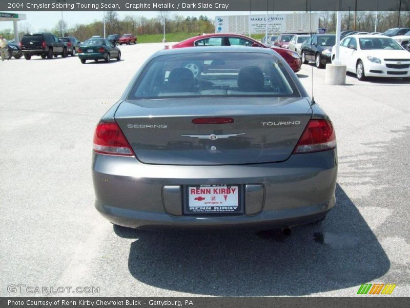 Graphite Metallic / Dark Slate Gray 2004 Chrysler Sebring Touring Sedan