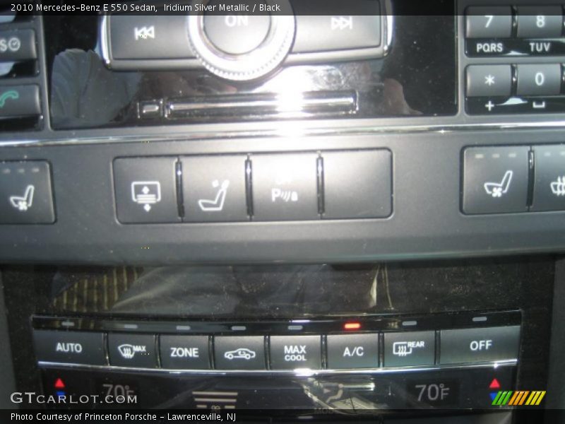 Iridium Silver Metallic / Black 2010 Mercedes-Benz E 550 Sedan