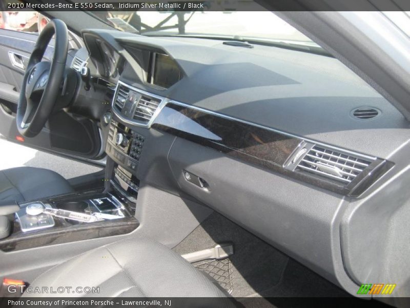 Iridium Silver Metallic / Black 2010 Mercedes-Benz E 550 Sedan
