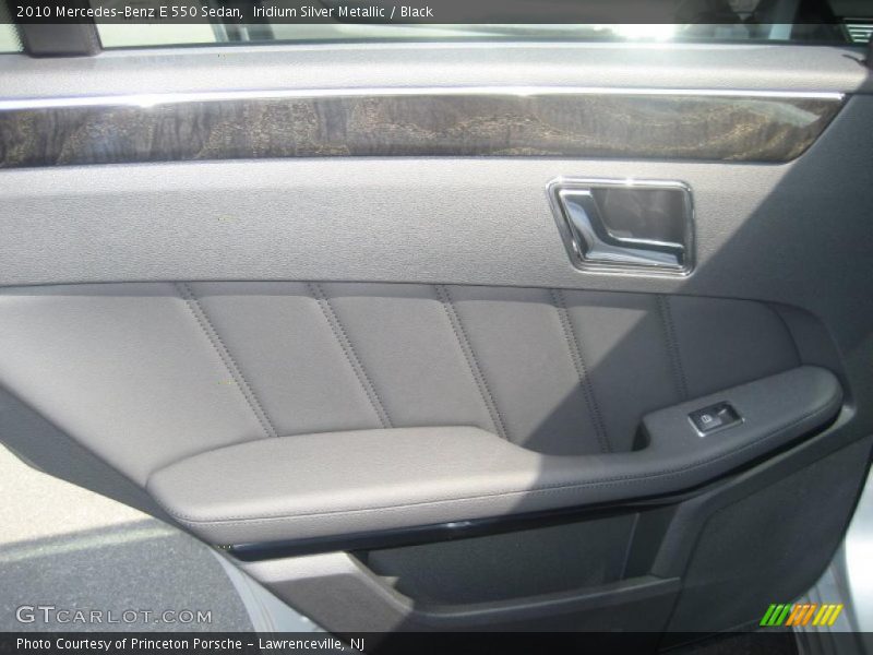 Iridium Silver Metallic / Black 2010 Mercedes-Benz E 550 Sedan