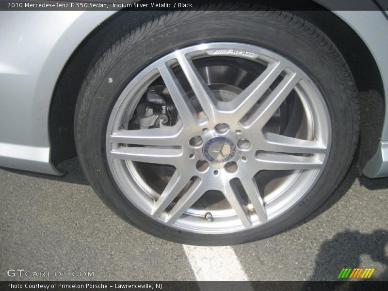 Iridium Silver Metallic / Black 2010 Mercedes-Benz E 550 Sedan