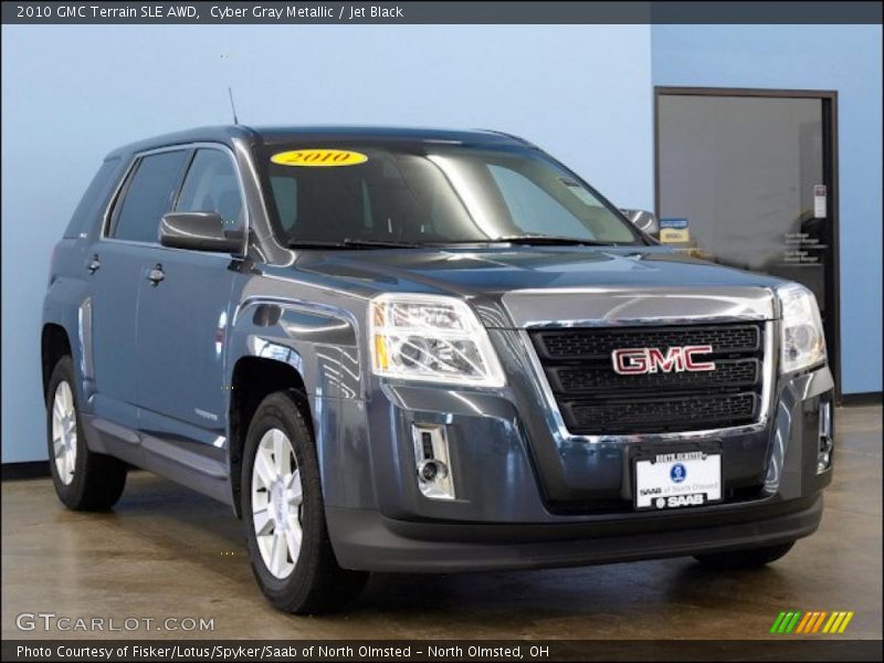 Cyber Gray Metallic / Jet Black 2010 GMC Terrain SLE AWD